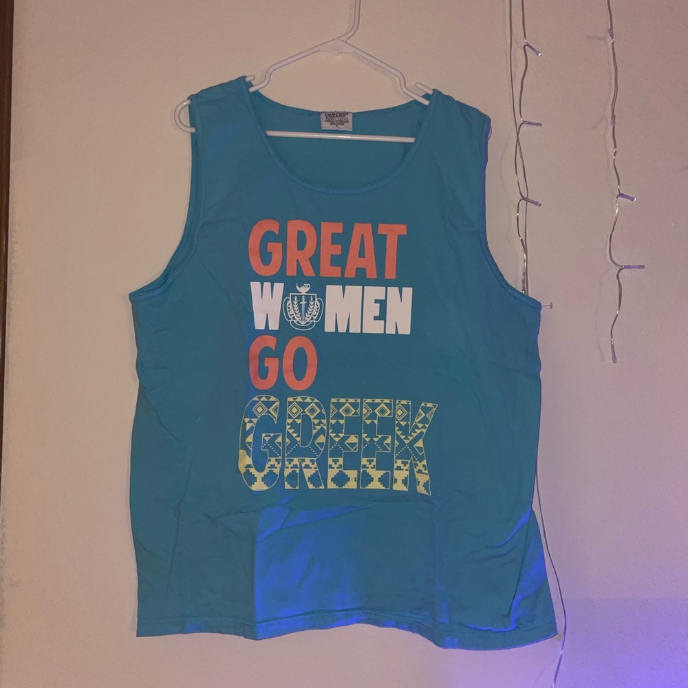 Great Women Go Greek Sorority Tank Top